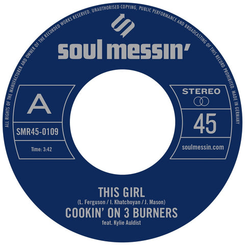 Cookin' On 3 Burners - This Girl b/w Four 'n Twenty Vinyl - Vinyl Record