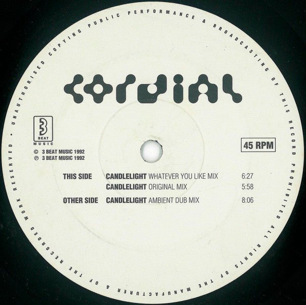 Cordial - Candlelight Vinyl