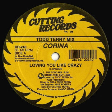 Corina - Loving You Like Crazy Vinyl Vinly Record