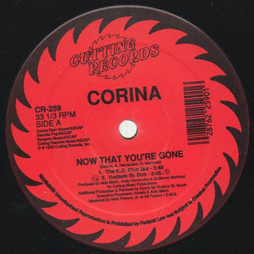 Corina - Now That You're Gone Vinyl Vinly Record