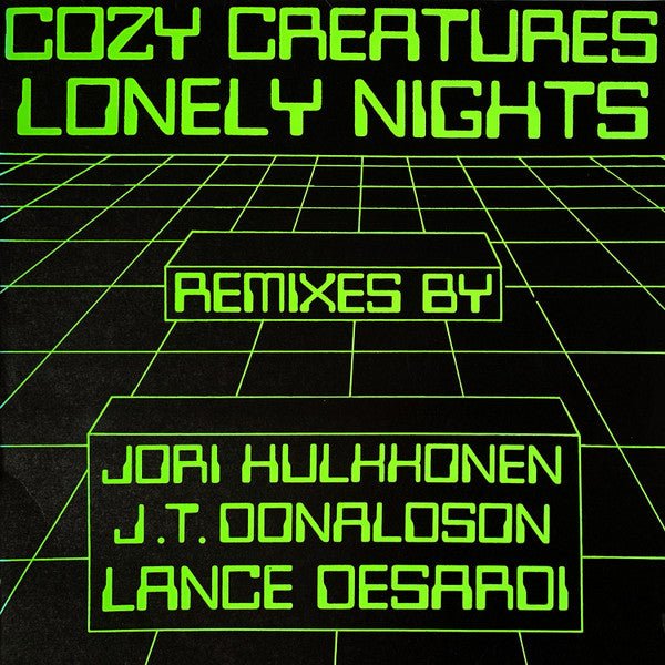 Cozy Creatures - Lonely Nights (Remixes) Vinyl