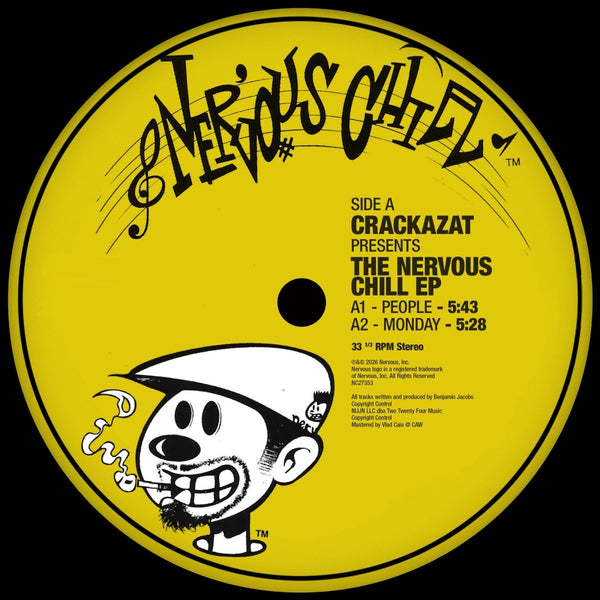 Crackazat - The Nervous Chill EP Vinyl