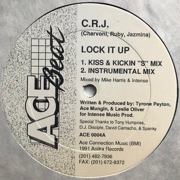 C.R.J. - Lock It Up Vinyl Vinly Record