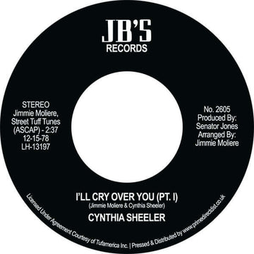 Cynthia Sheeler - I'll Cry Over You Vinyl Vinly Record