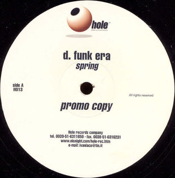 D. Funk Era - Spring Vinyl Vinly Record