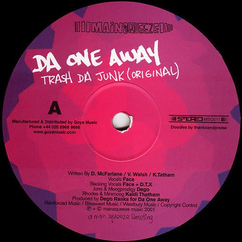 Da One Away - Trash Da Junk Vinyl