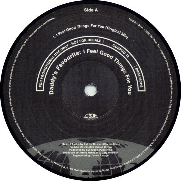 Daddy's Favourite - I Feel Good Things For You Vinyl