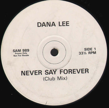 Dana Lee - Never Say Forever Vinyl Vinly Record