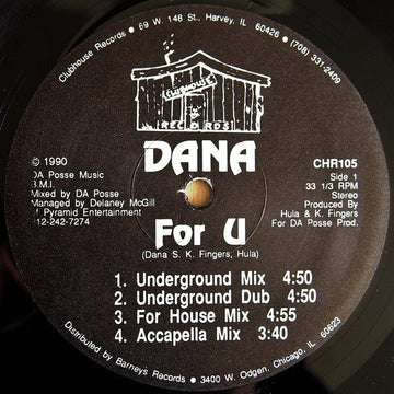 Dana Stovall - For U Vinyl Vinly Record