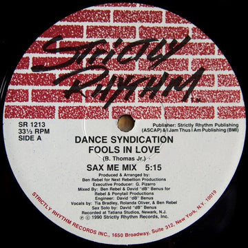 Dance Syndication - Fools In Love Vinyl Vinly Record