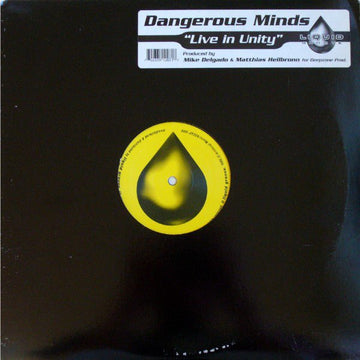Dangerous Minds - Live In Unity Vinyl Vinly Record