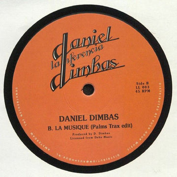 Daniel Dimbas & La Diferencia - Antal & Palms Trax Edits (2024 Repress) Vinyl Vinly Record