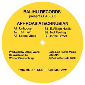 Daniel Wang - Aphroasia Technubian Vinyl Vinly Record