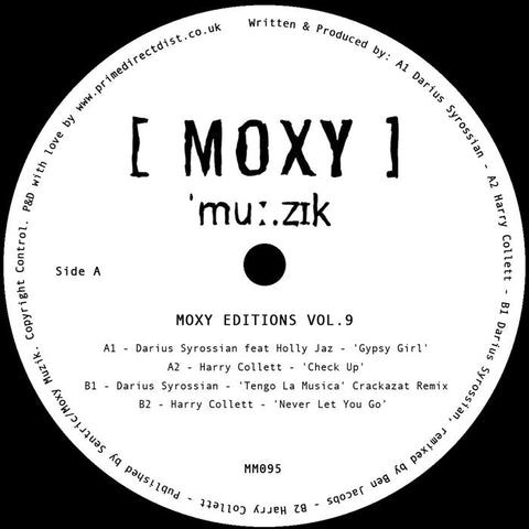 Darius Syrossian / Harry Collett - Moxy Musik Editions Vol 9 Vinyl - Vinyl Record