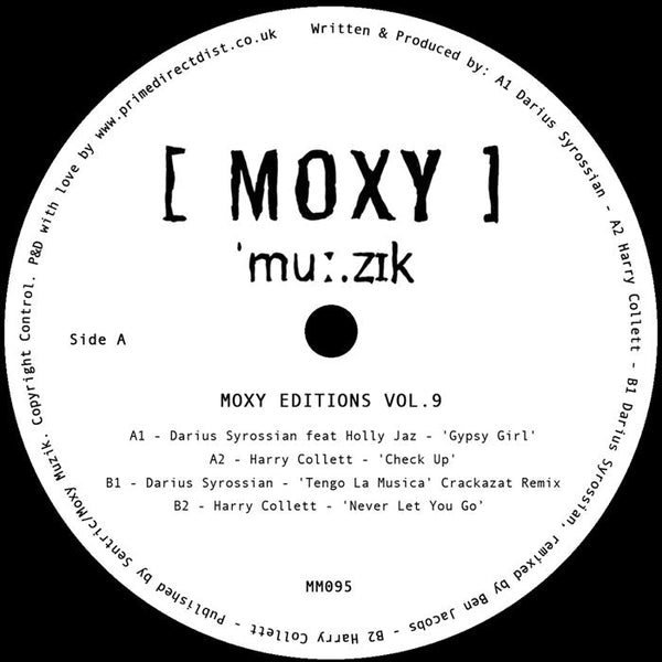 Darius Syrossian / Harry Collett - Moxy Musik Editions Vol 9 Vinyl