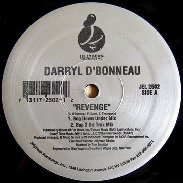 Darryl D'Bonneau - Revenge Vinyl Vinly Record