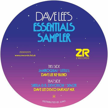 Dave Lee / Jamiroquai / Sheila & B Devotion - Dave Lee's Essentials Sampler Vinyl Vinly Record
