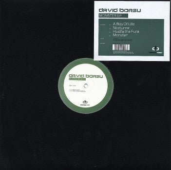 David Borsu - Monster EP Vinyl Vinly Record
