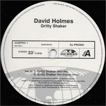 David Holmes - Gritty Shaker Vinyl Vinly Record