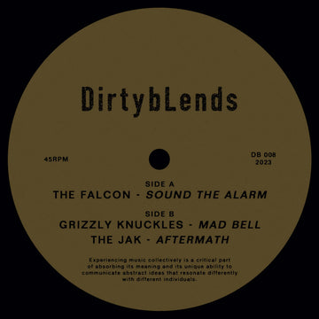 The Falcon / Grizzly Knuckles / The Jak - Sound The Alarm - Artists The Falcon / Grizzly Knuckles / The Jak Genre Chicago House Release Date 12 Jan 2024 Cat No. DB 008 Format 12