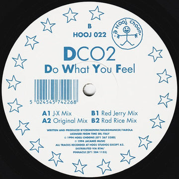 DCO2 - Do What You Feel Vinyl Vinly Record