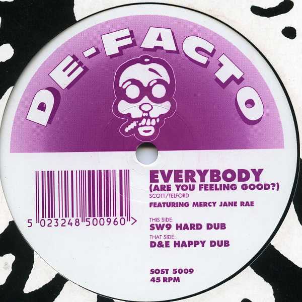De - Facto - Everybody (Are You Feeling Good?) Vinyl