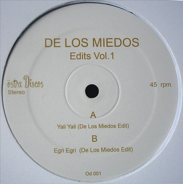De Los Miedos - Edits Vol.1 Vinyl Vinly Record