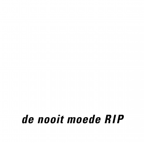 De Nooit Moede - RIP Vinyl