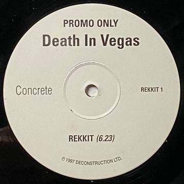 Death In Vegas - Rekkit Vinyl Vinly Record