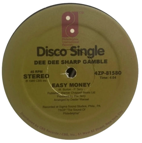 Dee Dee Sharp Gamble - Easy Money (Todd Terje Edit) Vinyl - Vinyl Record