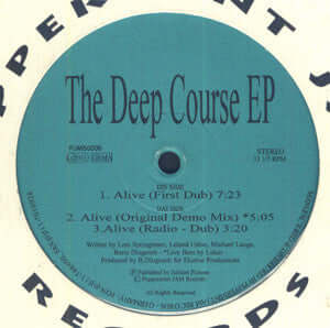 Deep Course - The Deep Course EP Vinyl Vinly Record