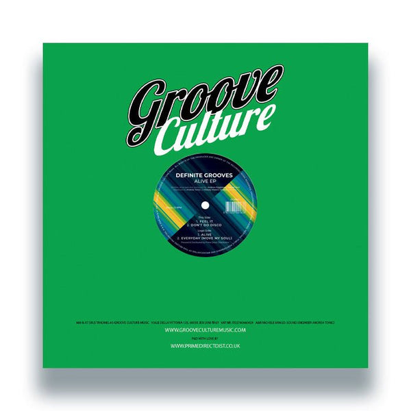 Definite Grooves - Alive EP Vinyl
