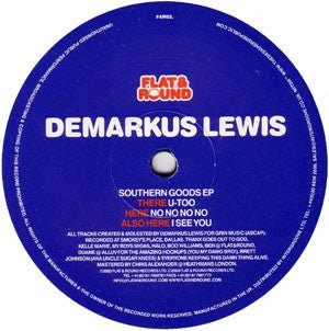 Demarkus Lewis - Southern Goods EP Vinyl Vinly Record