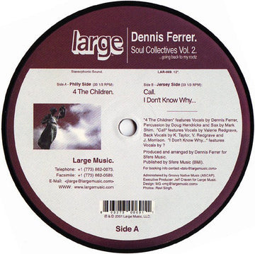 Dennis Ferrer - Soul Collectives Vol. 2 (...Going Back To My Rootz) Vinyl Vinly Record