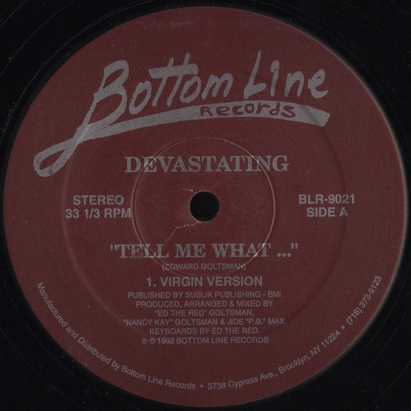 Devastating - Tell Me What... Vinyl