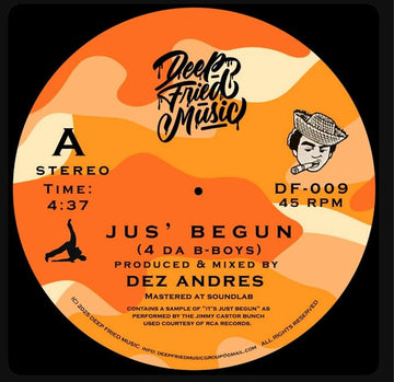 Dez Andres - Jus' Begun Vinyl Vinly Record