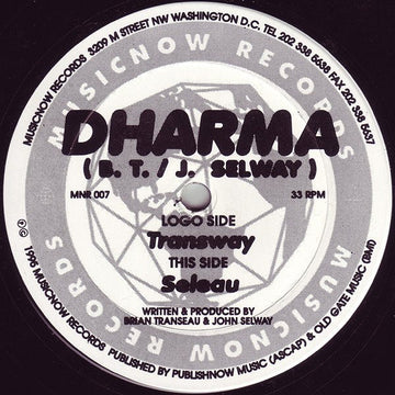 Dharma - Transway / Seleau Vinyl Vinly Record
