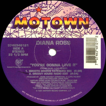 Diana Ross - You're Gonna Love It Vinyl Vinly Record