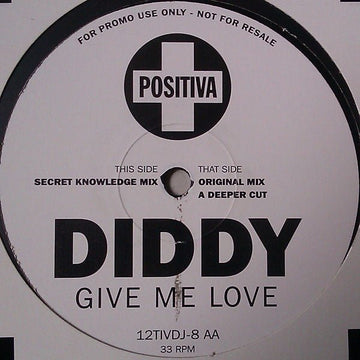 Diddy - Give Me Love Vinyl Vinly Record