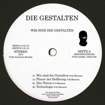 Die Gestalten - Wir Sind Die Gestalten Vinyl Vinly Record