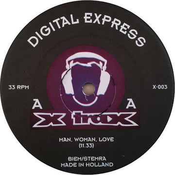 Digital Express - The Club / Man, Woman, Love Vinyl Vinly Record