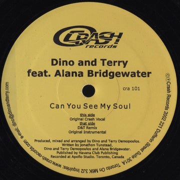 Dino And Terry Feat. Alana Bridgewater - Can You See My Soul Vinyl Vinly Record