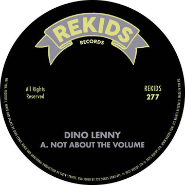 Dino Lenny - Not About The Volume Vinyl Vinly Record