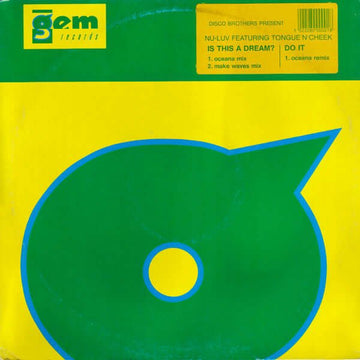 Disco Brothers Present Nu - Luv Featuring Tongue'N'Cheek* - Is This A Dream? / Do It Vinyl Vinly Record