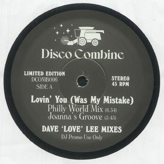 Disco Combine - Lovin' You (Was My Mistake) Dave 'Love' Lee Mixes) Vinyl