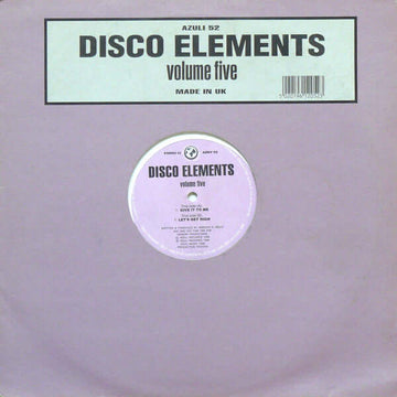 Disco Elements - Volume Five Vinyl Vinly Record