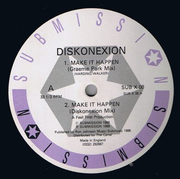 Diskonexion - Make It Happen Vinyl Vinly Record