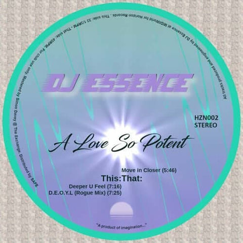 DJ Essence - A Love So Potent Vinyl - Vinyl Record