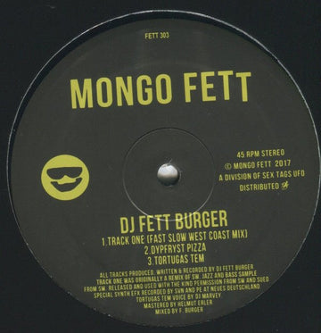 DJ Fett Burger - Track One Vinyl Vinly Record