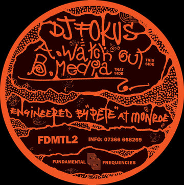 DJ Fokus - Watch Out / Media Vinyl Vinly Record